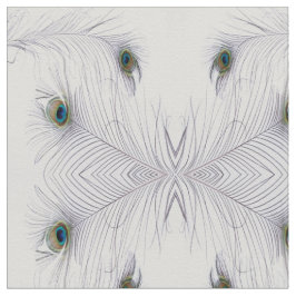 Bohoの孔雀の羽のモロッコのボヘミアの生地 ファブリック