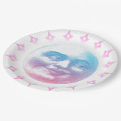 Bohoの微笑の月 ペーパープレート (アングル)