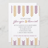 Bohoの矢じりの結婚式招待状 招待状 (正面/裏面)