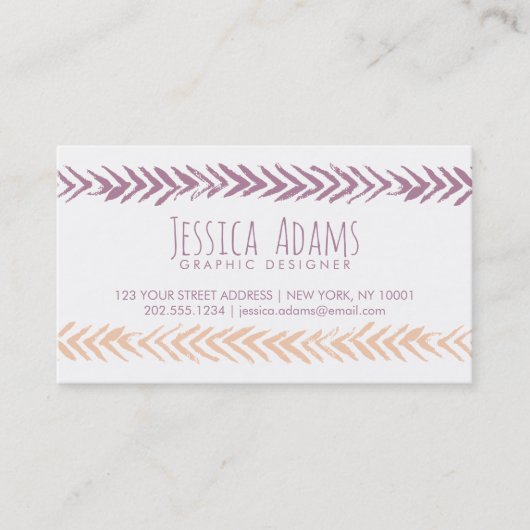 Bohoの矢 名刺 (正面)