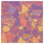 Bohoの種族のヒッピーの紫色のオレンジ黄色 ファブリック (クローズアップ)