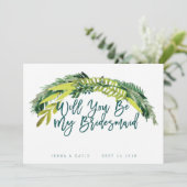 Bohoの素朴な意志私の新婦付添人です 招待状 (スタンド正面)