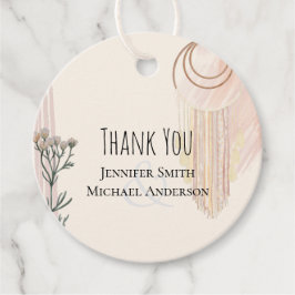 BOHOの結婚ほこりっぽいブルーピーチドリーム捕手 フェイバータグ