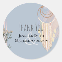 BOHOの結婚ほこりっぽいブルーピーチドリーム捕手 ラウンドシール