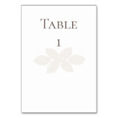 Bohoの結婚テーブル番号カード テーブルナンバー (裏面)