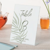 Bohoの結婚テーブル番号 台座サイン (インサイチュ)