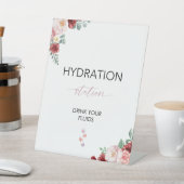 Bohoの結婚ナース水和ステーション飲料 台座サイン (インサイチュ)