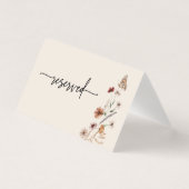 Bohoの結婚予約カード (正面)