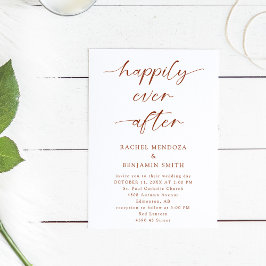 Bohoの脚本を結婚楽しく受け継いだエレガント 招待状