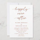 Bohoの脚本を結婚楽しく受け継いだエレガント 招待状 (正面)