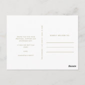 Bohoの航海の写結婚真ありがとう ポストカード (裏面)