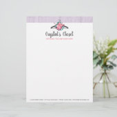 Bohoの花のハンガーの戸棚のファッションのブティック レターヘッド (スタンド正面)