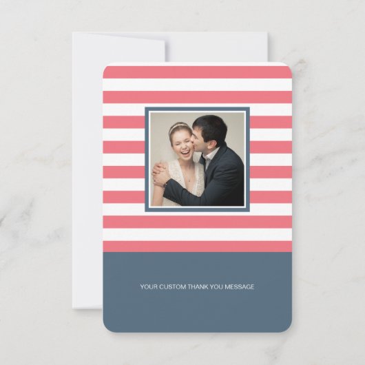 Bohoの花の水彩画の赤いバラは|感謝していしています サンキューカード (裏面)