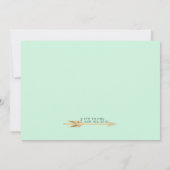 Bohoの若い野生及び3 |の第3誕生会 招待状 (裏面)