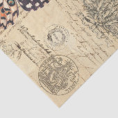 Bohoの蝶はDecoupageシートを去りました 薄葉紙 (詳細)