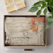 Bohoの蝶権利のDecoupageシート 薄葉紙 (ギフト)