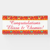 Bohoの蝶-カスタムな旗 横断幕 (横)