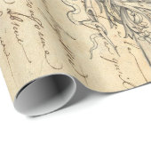 Bohoの蝶Decoupageポスター ラッピングペーパー (ロールコーナー)