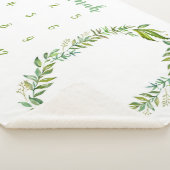 Bohoの離れベビーパーソナライズされたマイルストーン写真 シェルパブランケット (3/4)