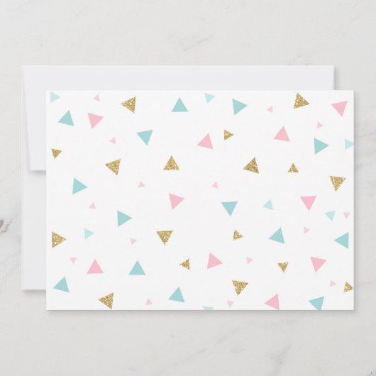 Bohoの2の第2誕生日の招待状熱狂的なパーティー 招待状 (裏面)