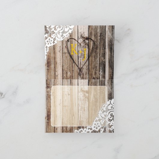 Bohoの(雄ジカの)枝角の素朴な木製のヒマワリのレースは感謝していしています サンキューカード (内部)