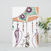 Bohoのdreamcatcher 便箋 (スタンド正面)