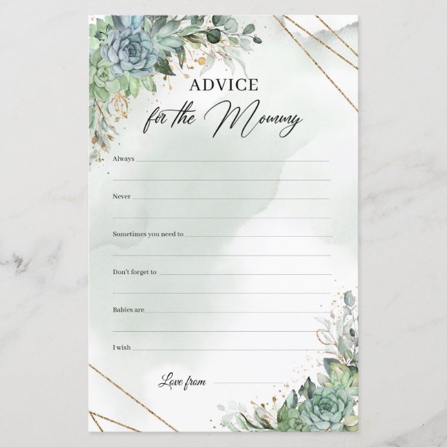 Bohoはママのために緑の葉のアドバイスを吸う (正面)