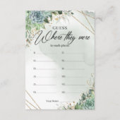 Bohoは緑の金ゴールドを吸い取る彼らはカードだった エンクロージャーカード (正面)