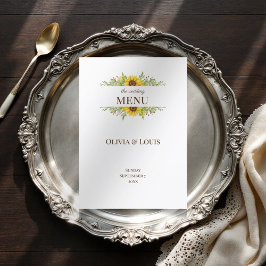 Bohoひまわりロマンチックな夏期結婚ズ メニュー