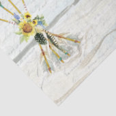 BOHOひまわり鹿スカルフローラ矢印デコページ 薄葉紙 (詳細)