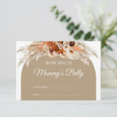 Bohoアーチテラコッタどのように大きいママの腹 エンクロージャーカード (スタンド正面)