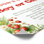 Bohoアーチベリースウィート言わない男の子または女の子のゲーム ポスター (角)