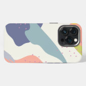 Bohoインスパイア点々のある抽象芸術電話ケース iPhoneケース (裏面横)