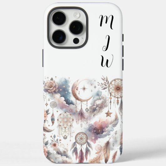 BohoインディアンフェザーiPhone / iPadケース Case-Mate iPhoneケース (裏面)