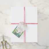 Bohoウェスタンエレガントサボテンアーチベイビーシャワー ギフトタグ (より糸付き)