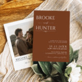 Bohoウェディングの招待 |モダンミニマ結婚リスト 招待状