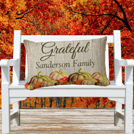 BOHOウォーターカラーカボチャ ランバークッション