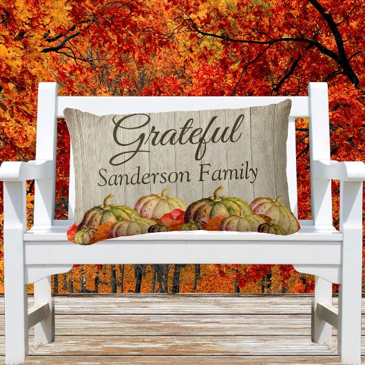 BOHOウォーターカラーカボチャ ランバークッション