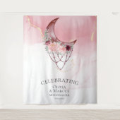 BOHOウォーターカラーダスティバラ天空 タペストリー (正面)