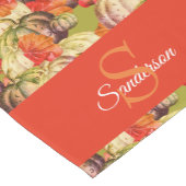 BOHOウォーターカラーパンプキン秋感謝祭 ショートテーブルランナー (コーナー)