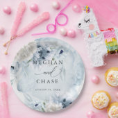 BOHOウォーターカラーブルーポピー紙プレート ペーパープレート (パーティー)