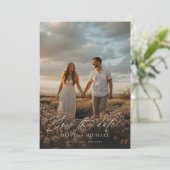 Bohoエレガントの写結婚真 セーブザデート (スタンド正面)