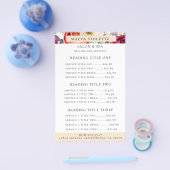 Bohoエレガントフローラビジネスサービス/価格設定フライヤー チラシ (シングル)