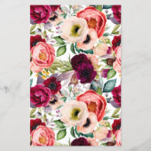 Bohoエレガントフローラビジネスサービス/価格設定フライヤー チラシ (裏面)