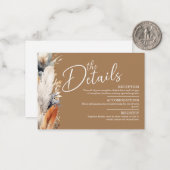 BohoエンクモダンロージャQRコードカード ノートカード (正面/裏面インサイチュ)