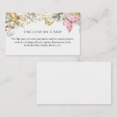 Bohoエンクロージャカードに蝶 エンクロージャーカード (正面/裏面)