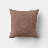 BOHOオーガニックライフスタイル日が差すこと曼荼羅 クッション (裏面)