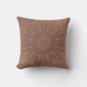 BOHOオーガニックライフスタイル日が差すこと曼荼羅 クッション (正面)