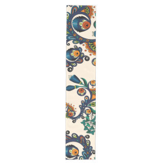 Bohoカラフルなボヘミアのモダンで腰回りが大きでシックなパターン ミディアムテーブルランナー