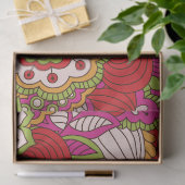 Bohoカラフルなボヘミアのモダンで腰回りが大きでシックなパターン 薄葉紙 (ギフト)